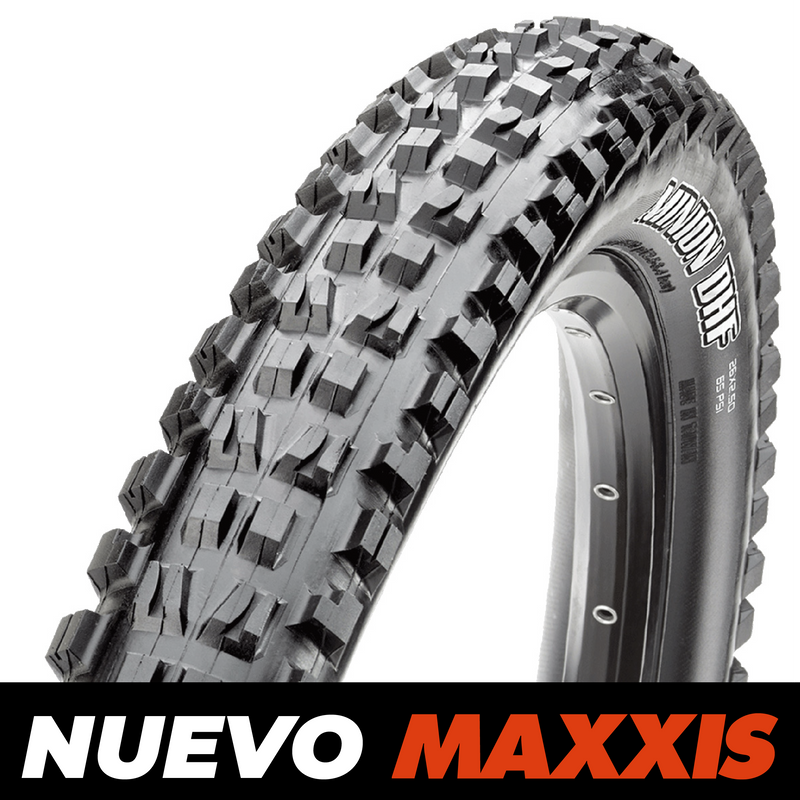 Neumático MTB MAXXIS DHF 26X2.50 ST/DH 2X60TPI (Alambre)